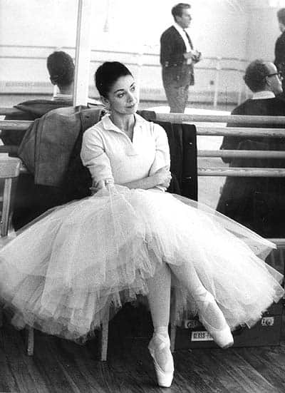 Margot Fonteyn at the Royal Ballet studios